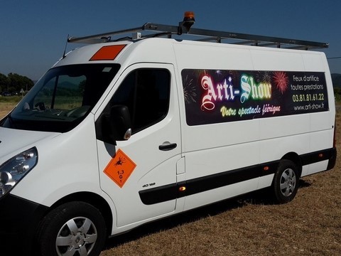 diaporama artificier equipe arti show